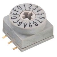 RBM2-10RAVB - MULTICOMP PRO - RBM2-10RAVB - ROTARY SWITCH, 10 POS, 24VDC, SMD